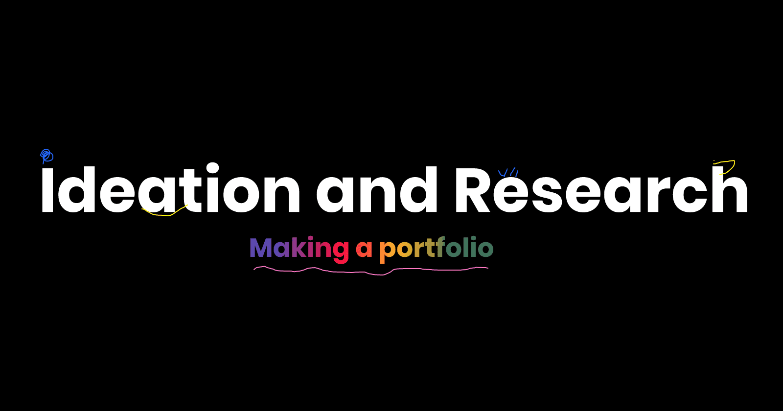 Ideation and Research